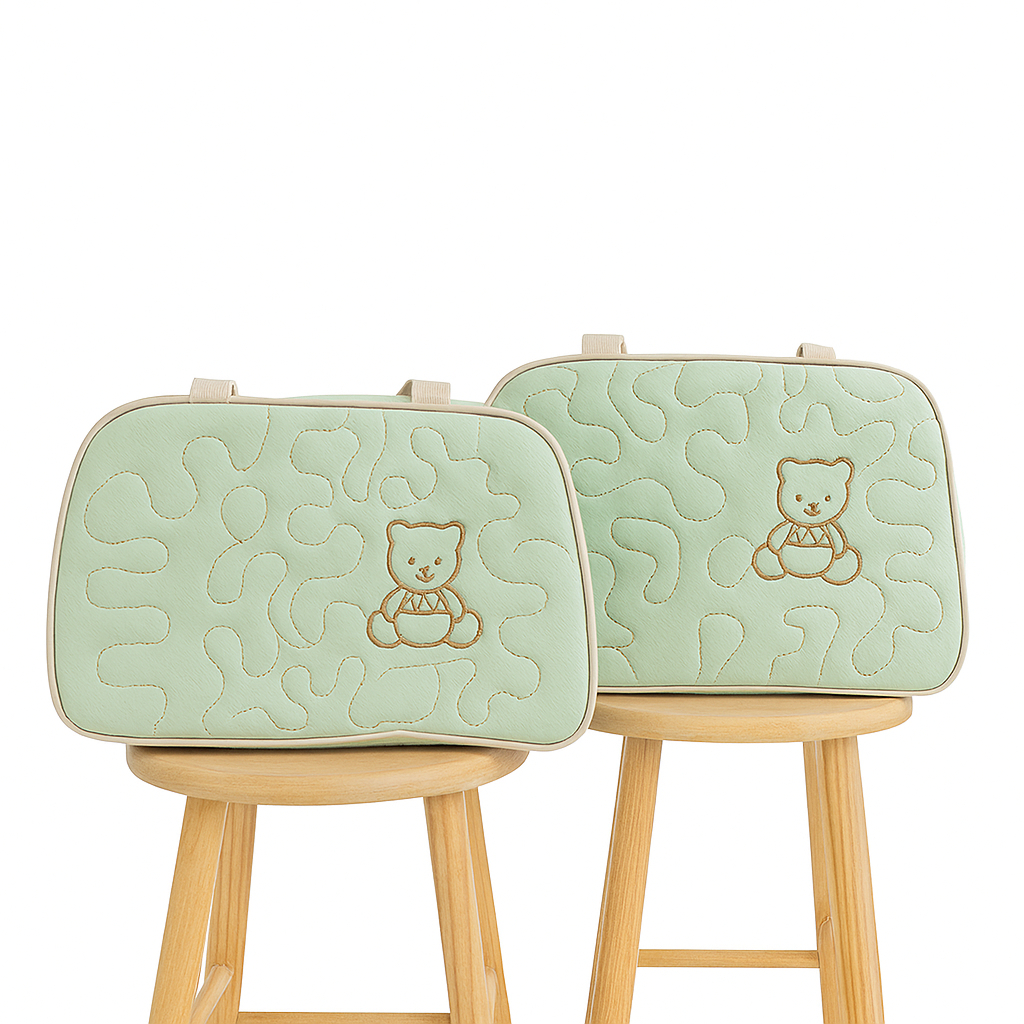 Kit Bolsa Maternidade + Frasqueira Bebê Grande Espaçosa Saída Maternidade Passeio