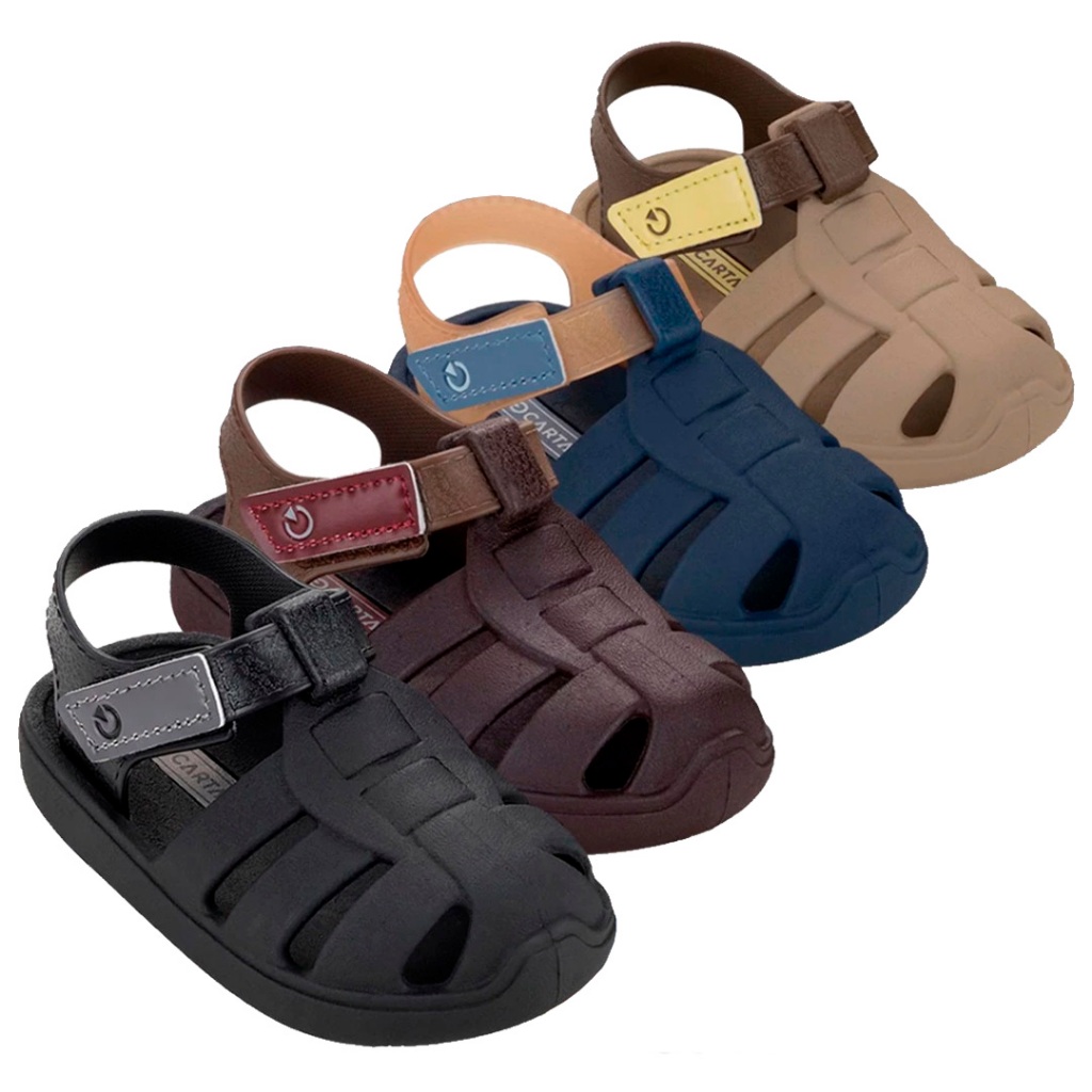 Sandália Menino Mini Baby Oslo Cartago 12118