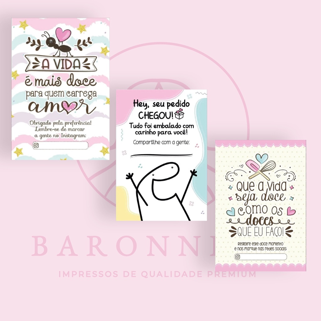 Bloco com folhas  de agradecimento cliente- Cartinha para cliente- Bloco de agradecimento – Folha 90