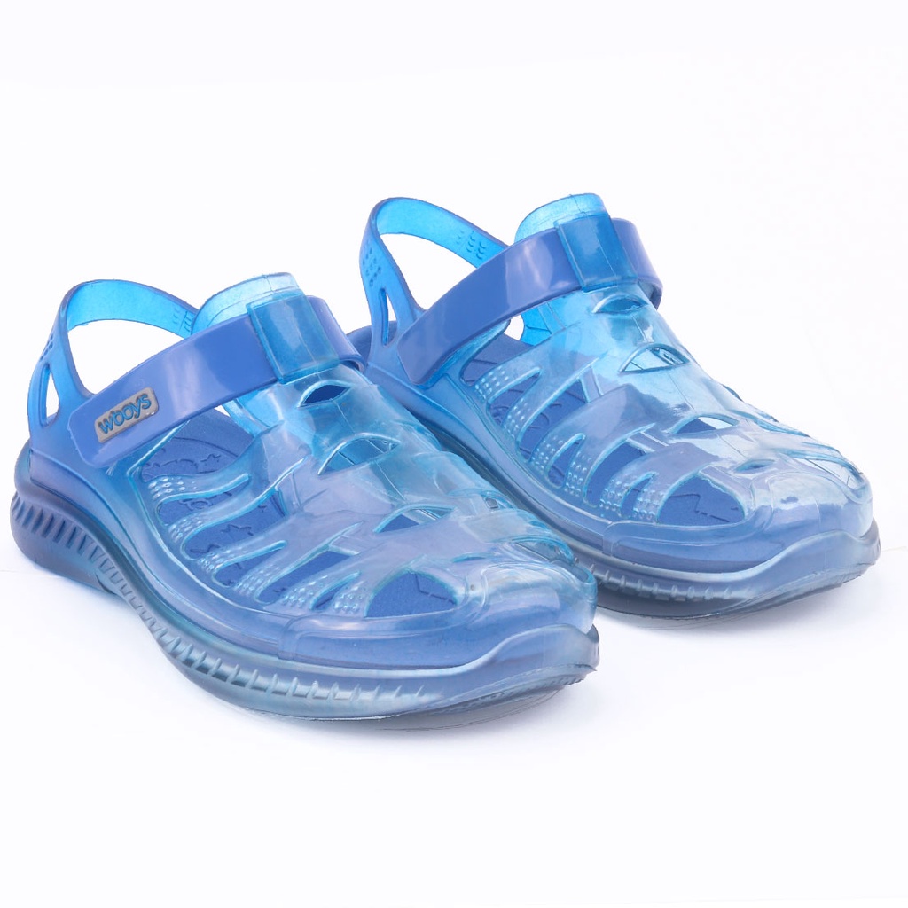 Papete Sandatenis Like Boys  Kids WorldColors- Transparente/Royal