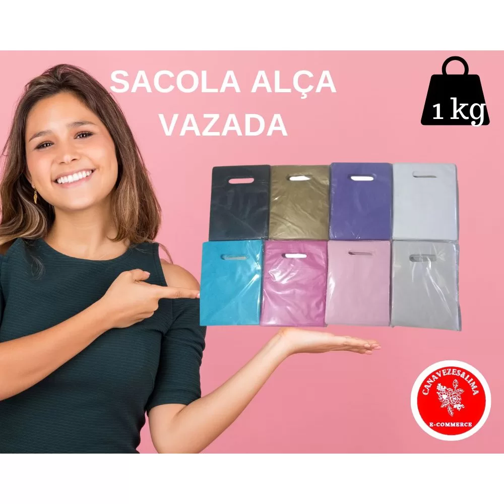 Sacolas Plásticas Boca de Palhaço – Atacado – 1kg