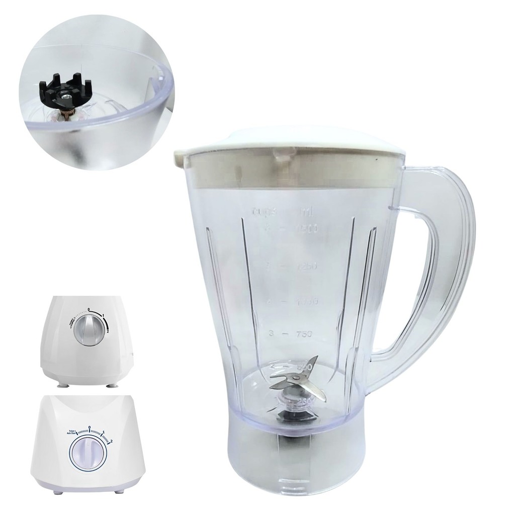 Copo Acrílico Tampa Branca Compatível Kalipso Optima Expert 1,5L