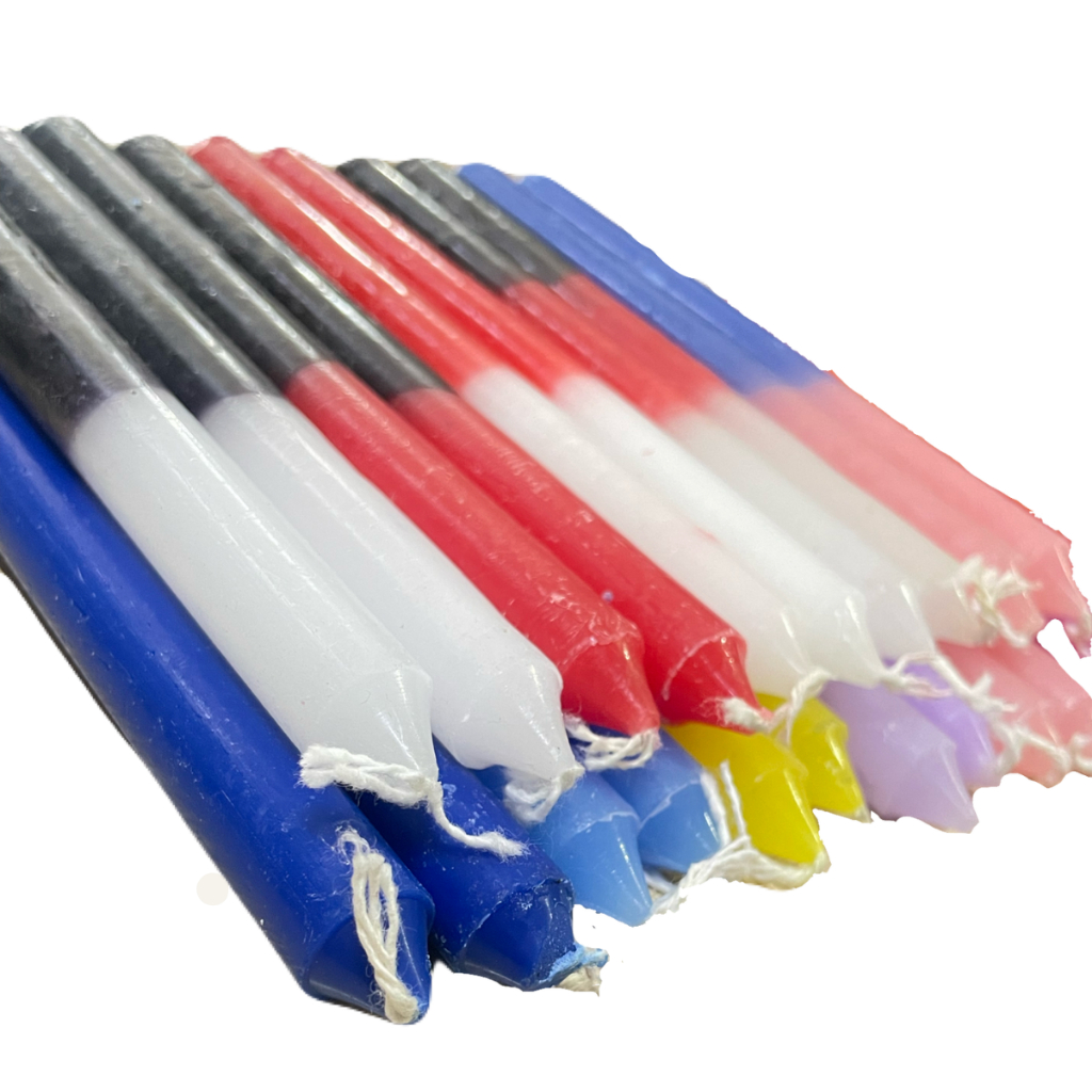 Vela Comum Palito Colorida Unidade