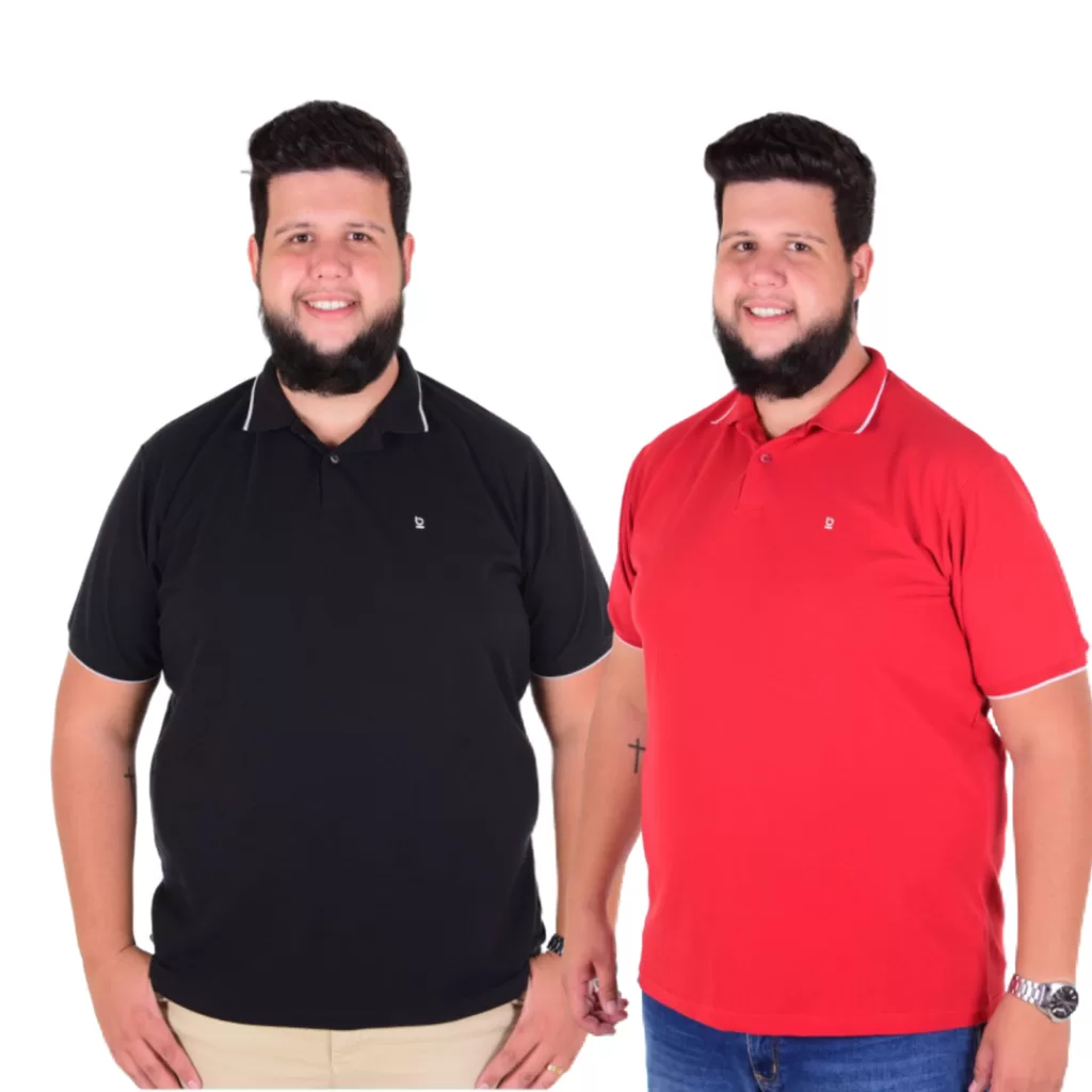 Kit 3 Camisas Polo G1 Ao G6 Plus Size Tamanho Especial