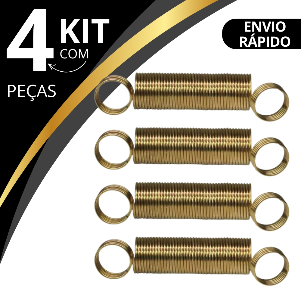Kit 4 Molas Vara De Suspensão Lavadora Electrolux 6 A 15kg
