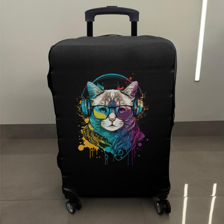 Capa Protetora Mala Viagem de Gato de Alta qualida