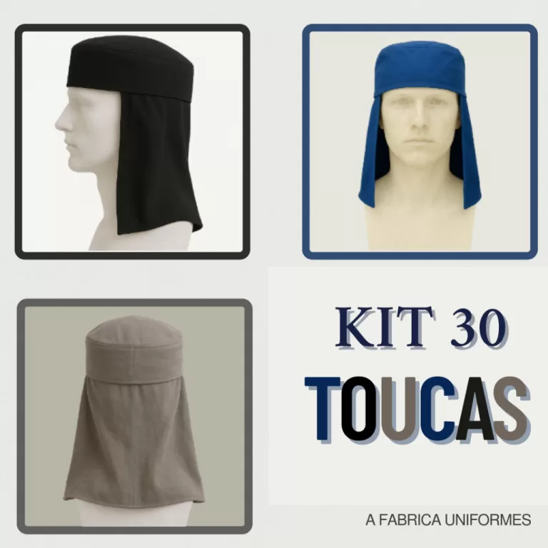 Paq 30 Touca De Soldador Arabe Legionario Azul Bri