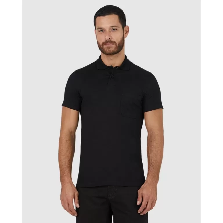 Camisa Polo Básica Masculina Gola Esporte Em Meia
