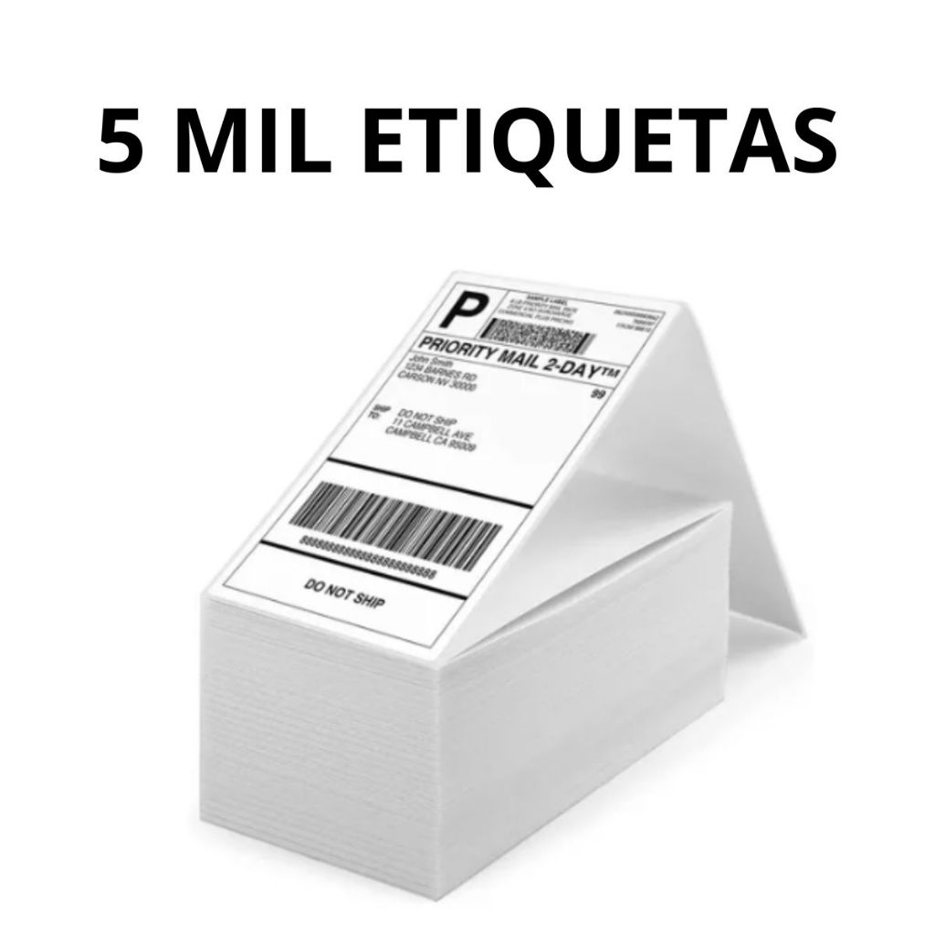 5000 Etiqueta Térmica Papel Adesivo 10x15CM Papel Térmico e Papel Contínuo