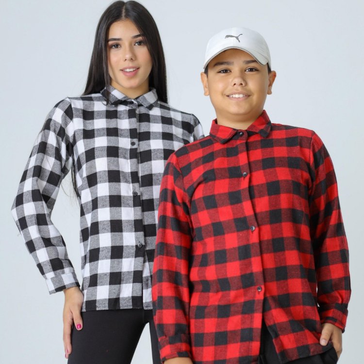 Camisa Xadrez Infantil para festa junina menino me
