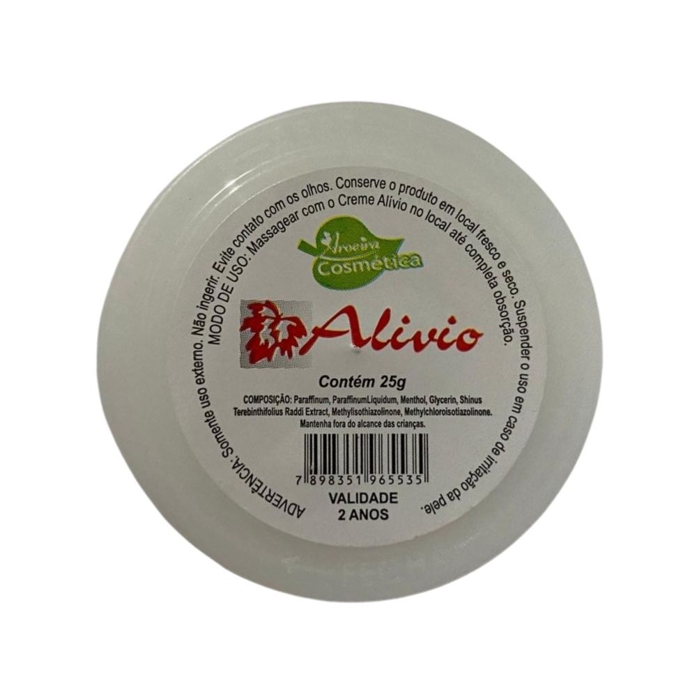 Creme Alívio Extra Refrescante 25g  Aroeira Cosmética | Bem-Estar, Hidratação e Alívio Rápido