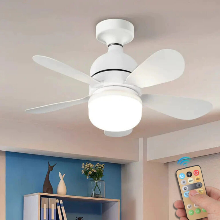 Ventilador de teto Com Luz para Pequenos Espaços 