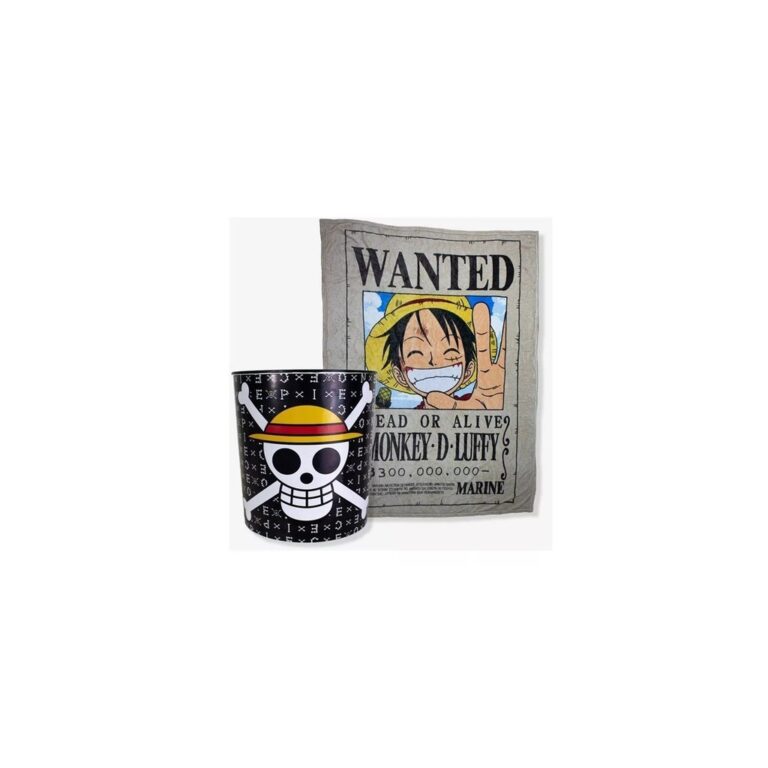 Kit Manta com Balde One Piece – Zonacriativa