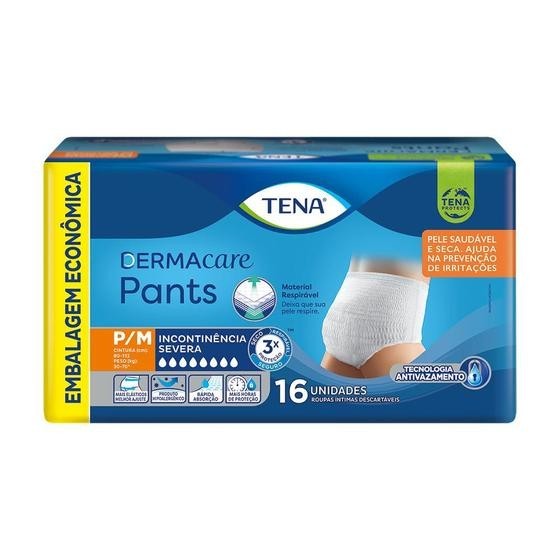 FRALDA GERIATRICA TENA PANTS DERMACARE P/M –