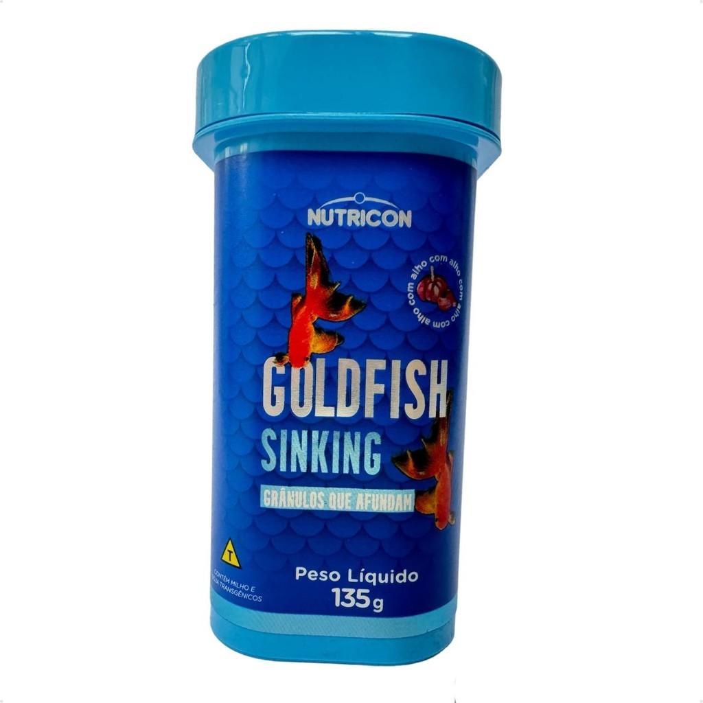 Ração de fundo para peixe Kinguio Goldfish Sinking 135g