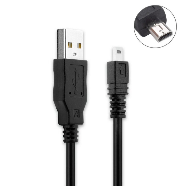 Cabo Mini-USB (8 Pin) x USB 2.0 para Câmeras Fuji