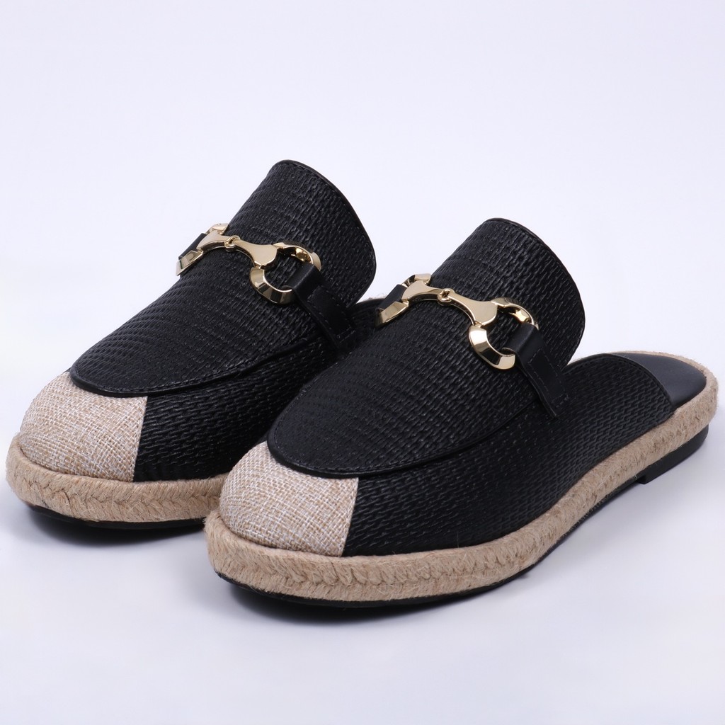 Pequim – Mule Feminino Not-me Bico Redondo Aplicação em Bridão