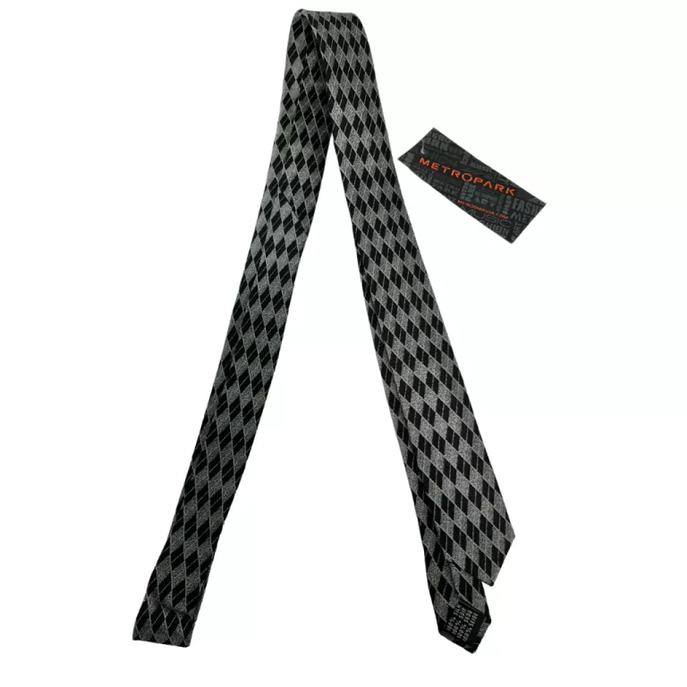 Kit 20 Gravatas Slim Preta/ Gris Segurança Casame