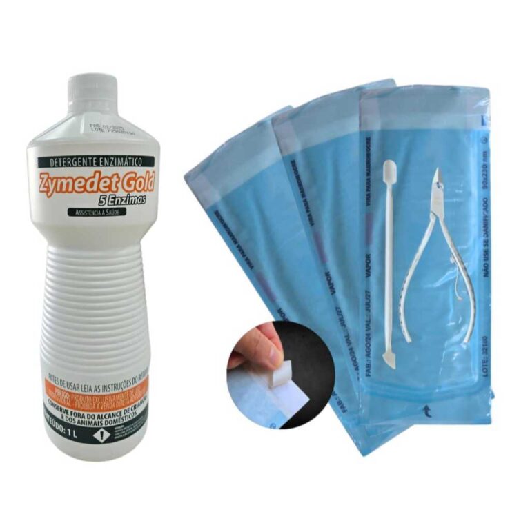 Detergente Enzimático 1L + Envelope Para Esterili
