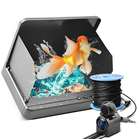 Localizador de Peixes 4.3 IPS, Câmera Sub IP68 10