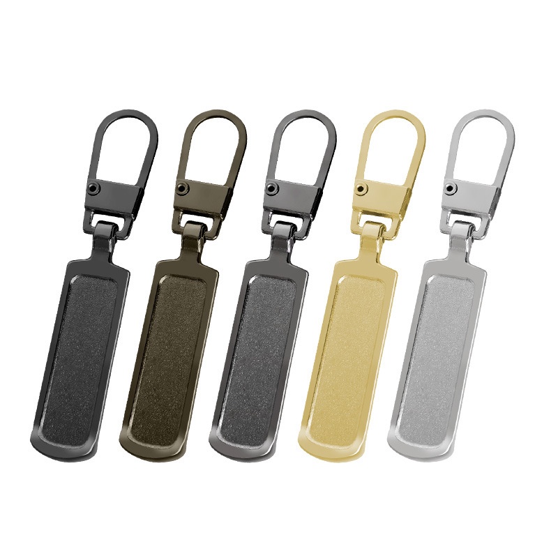 2 UNIDADES – ZÍPER Puxador Universal De Metal Consertos Bolsa Mala Jaqueta Removível
