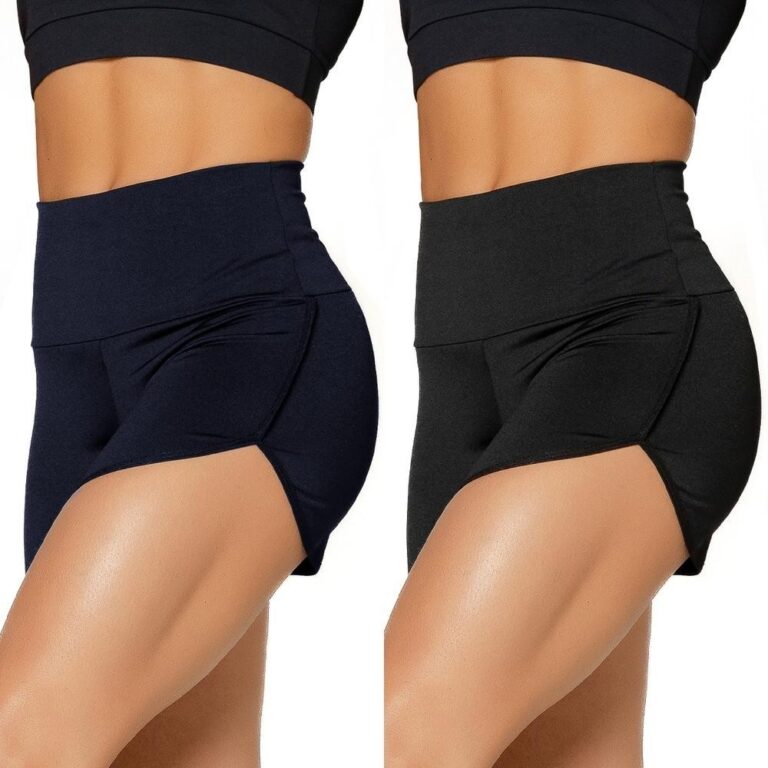 Promoção Kit 2 Shorts Feminino Academia Suplex