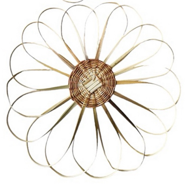 Flor de Taquara 45cm Decoração Casa