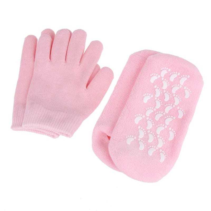 Meia E Luva Silicone Hidratante Cicatrizante Saúde