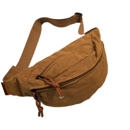 Pochete Bag Lateral Unissex Camurça Festa Passeio