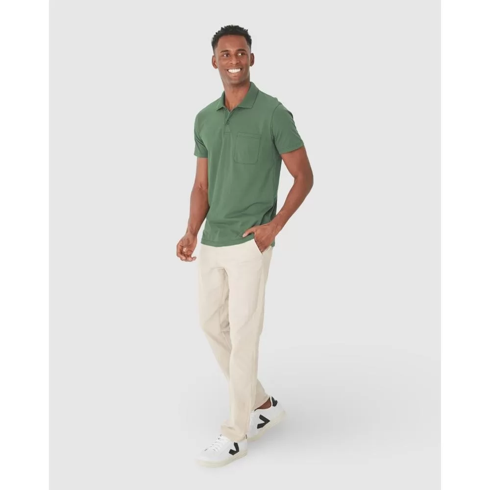 Camisa Polo Básica Masculina Gola Esporte Em Algodão
