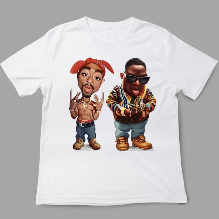 Camiseta American Rappers – Tup Not Big