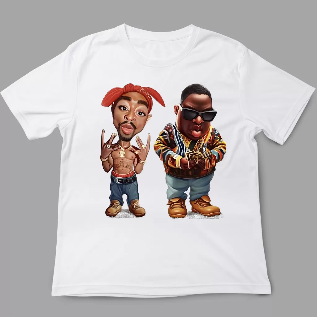 Camiseta American Rappers – Tup Not Big