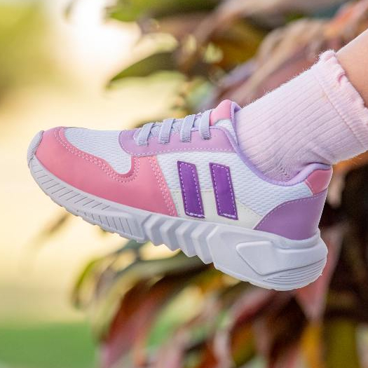Tênis Infantil Feminino Menina Casual Confortáve
