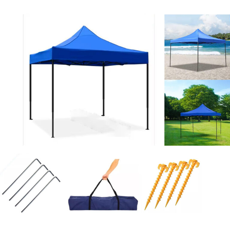 Tenda Praia Gazebo Dobrável Impermeável 3x3m Bar