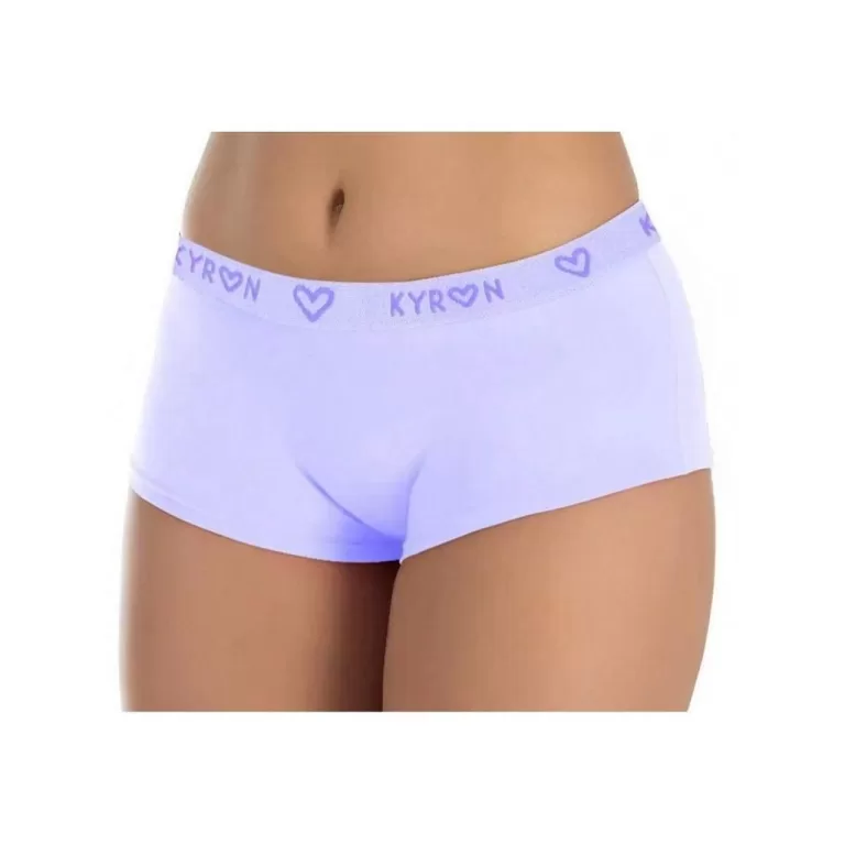 Kit 05 Calcinhas Boxer Cueca Feminina Microfibra A