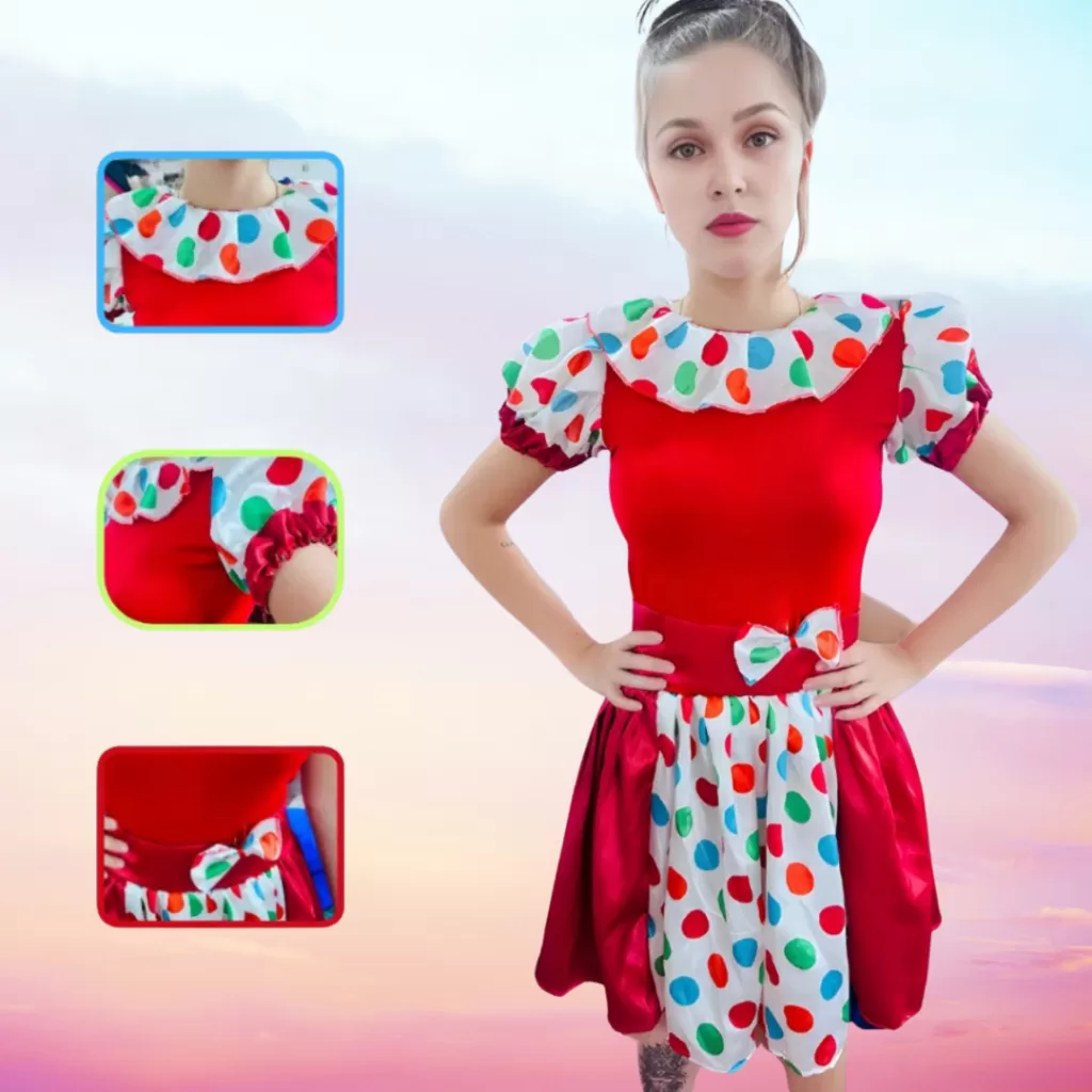 Fantasia de Palhaça Premium Adulto Feminina Envio Imediato