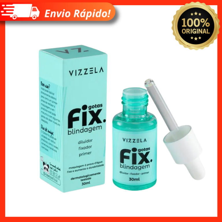 Gotas Fix Blindagem Vizzela Fixador de Maquiagem V