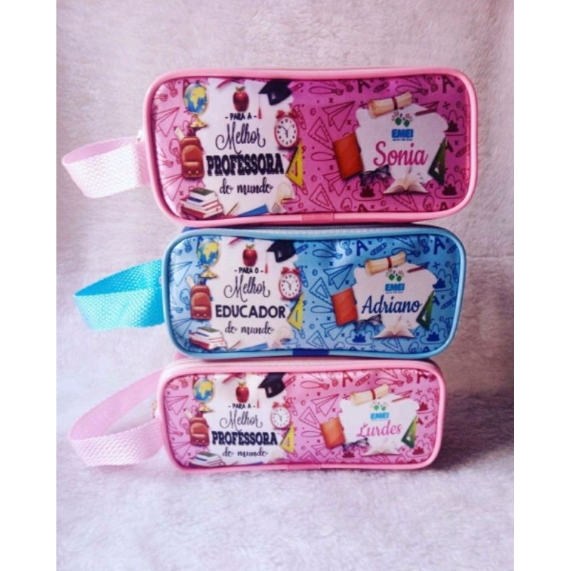 60 estojos personalizado brindes 18*10 VÁRIOS TEMAS