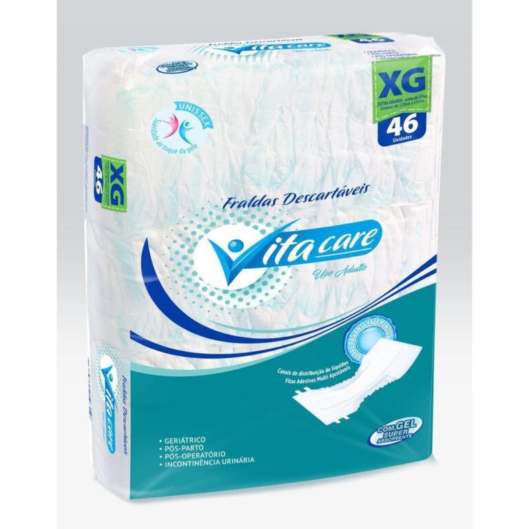 FRALDAS VITA PLUS SENIOR HIPER XG (46) NOVA EMBALA