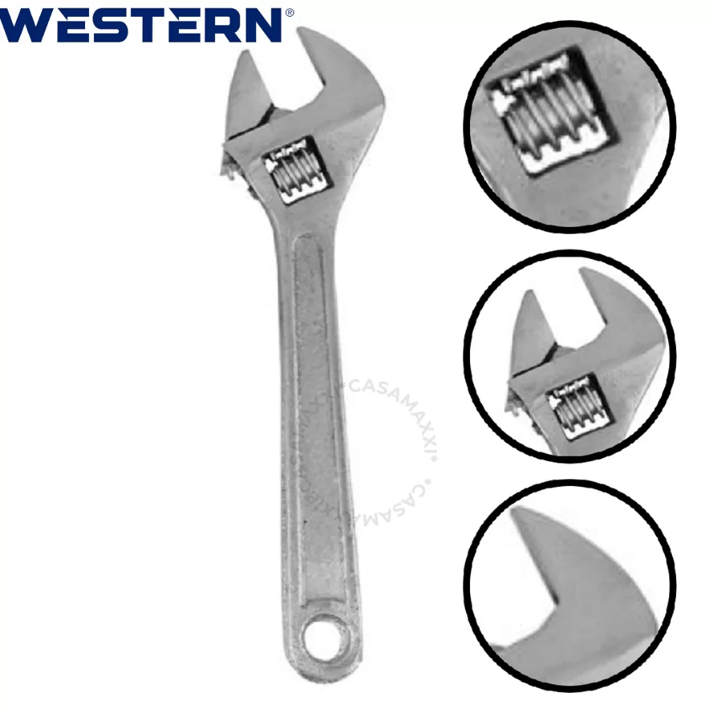 Jogo Chave Inglesa Ajustável Tubos Reforçada Regulagem