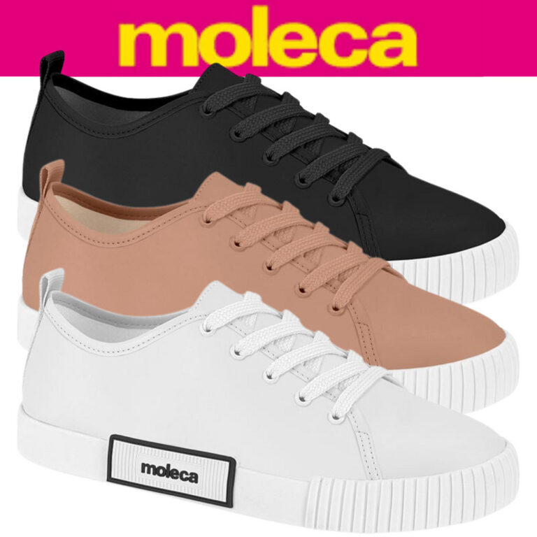 Tênis Feminino Moleca Básico Trabalho Enfermagem