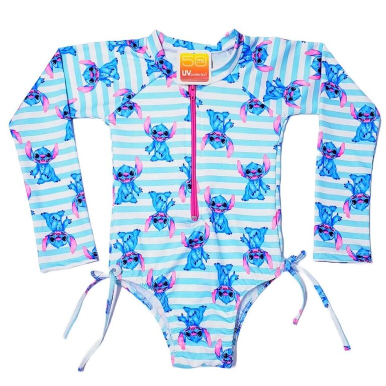 Maiô Natação Infantil Biquíni Manga longa Prot