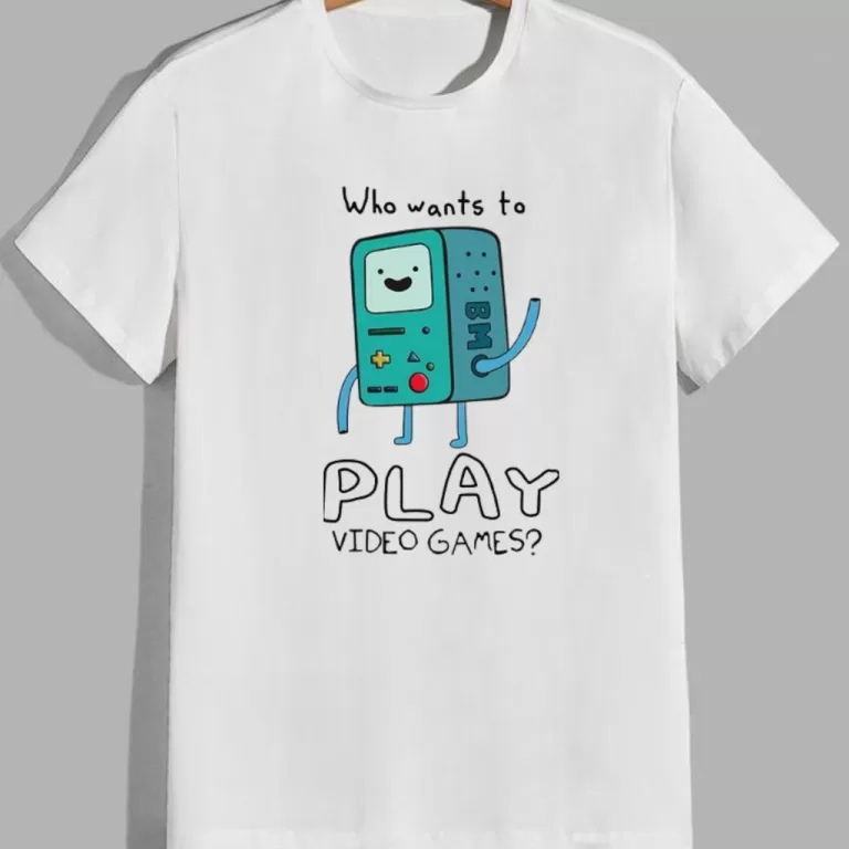 Camiseta Anime Unissex Play Vídeo Game