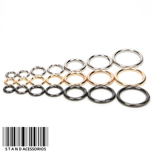 20 Argolas Articuladas Mosquetão Para Bolsas de C