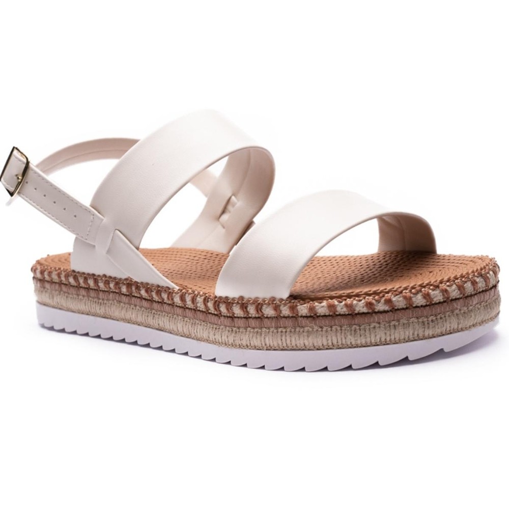 Papete Moleca Básica Flat Feminina – Off White