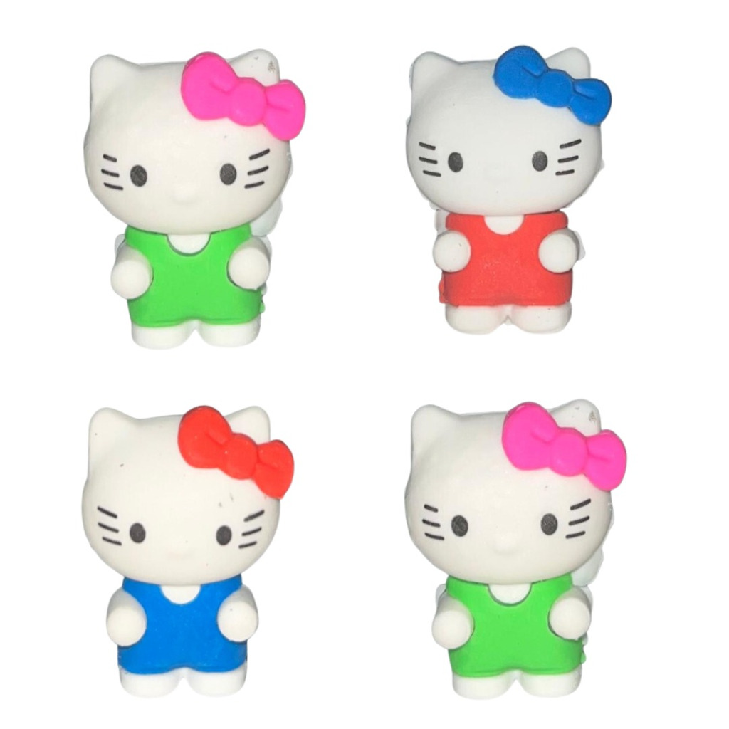 BORRACHAS 3D HELLO KITTY / PAPELARIA FOFA KAWAII