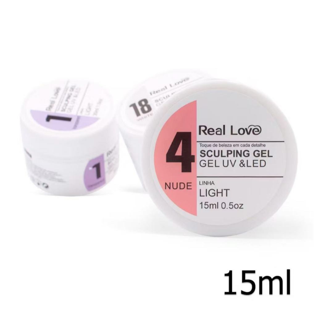 Gel de Modelagem para Unhas Sculpting Gel 15ml – Real Love M