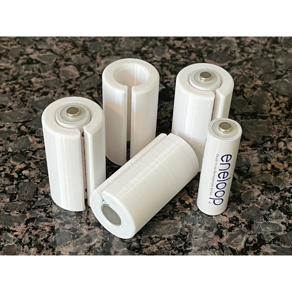 Suporte Adaptador de Pilhas Tipo AA para Tipo C