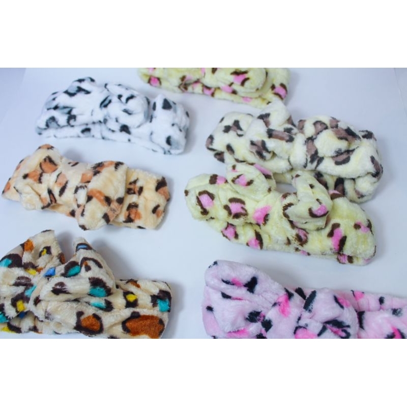 faixa de pelucia para maquiagem