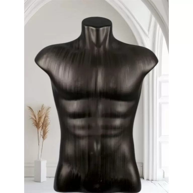 Manequim Busto Masculino Plástico